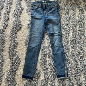 Good American crop jeans